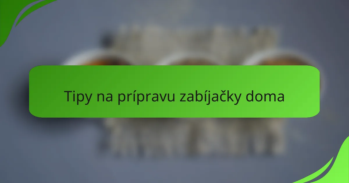 Tipy na prípravu zabíjačky doma