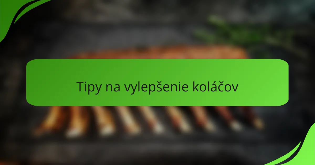 Tipy na vylepšenie koláčov